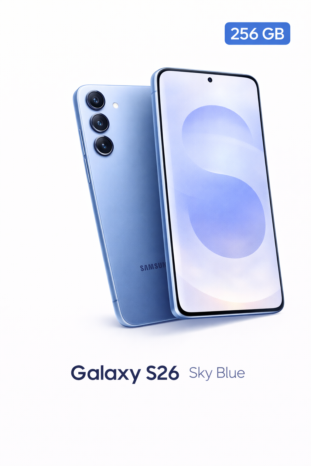 Samsung Galaxy S26 256GB (Unlocked) Sky Blue – Potencia y Diseño Premium