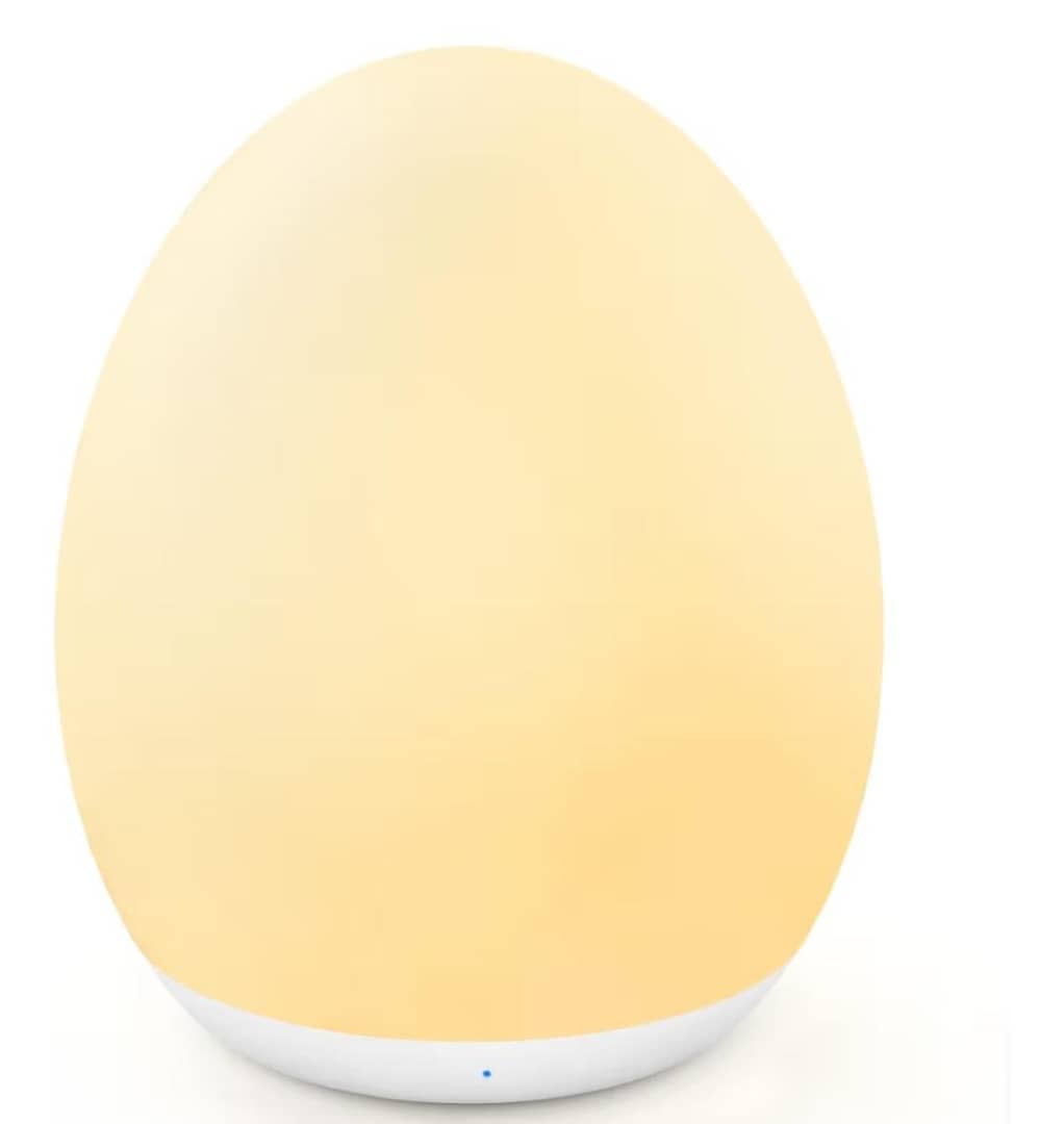 Lámpara de Noche LED - Forma Huevo Luz Cálida 7 colores cambiantes