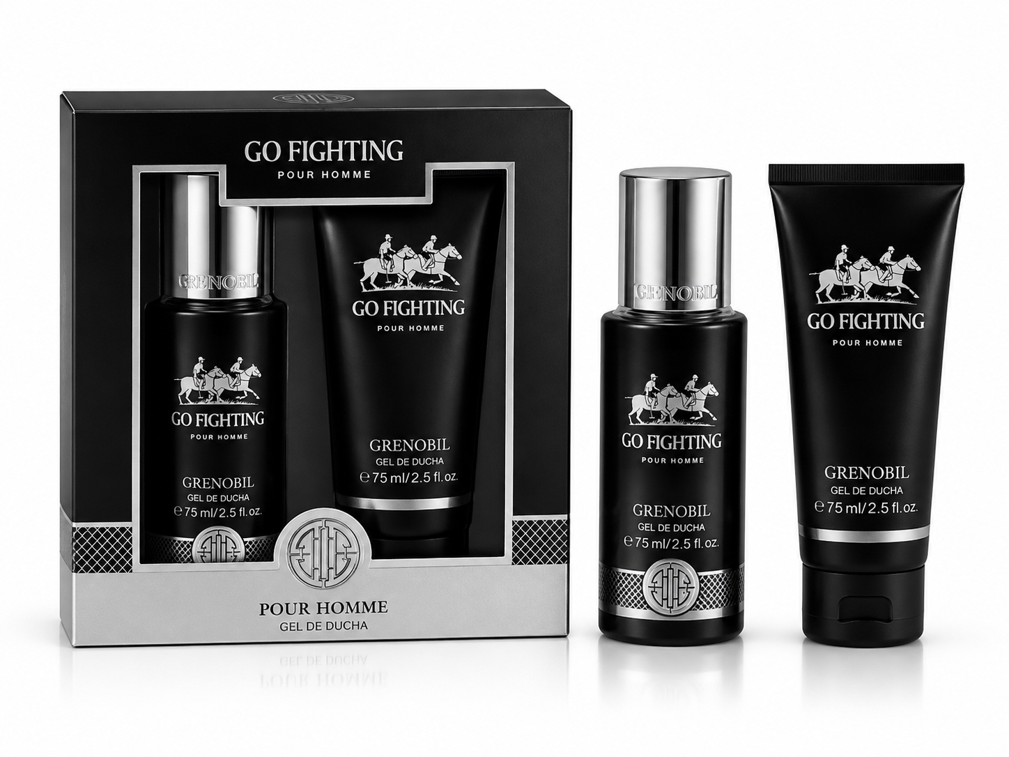 Grenobil - Go Fighting Set Gel de ducha y Perfume ´para hombre
