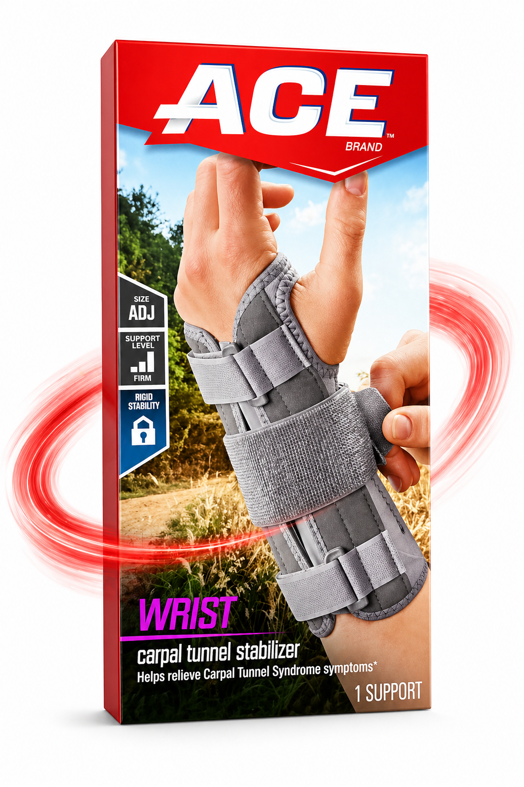 ACE Wrist Carpal Tunnel Stabilizer – Soporte de Muñeca Ajustable