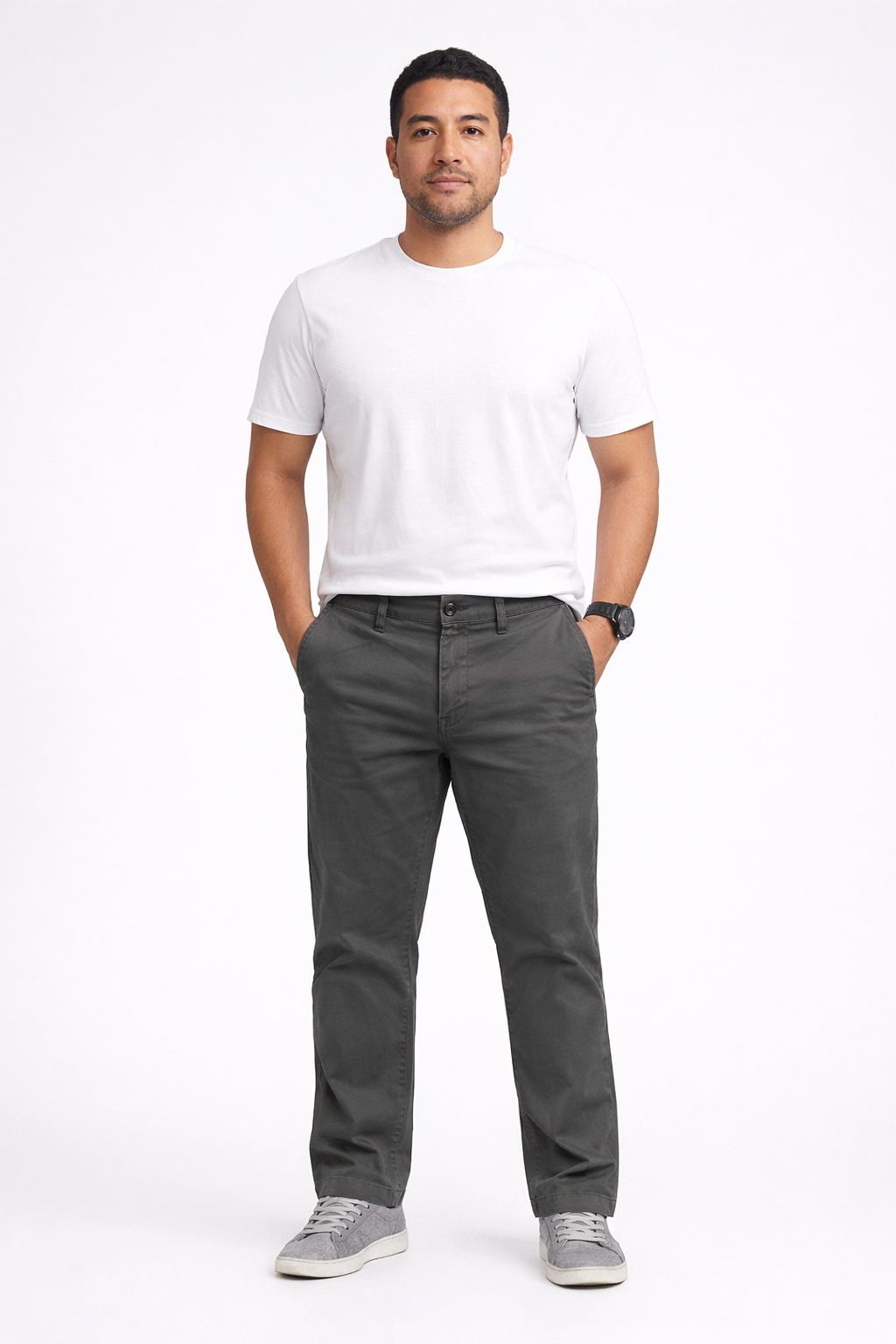 Pantalón GAP Gris Clásico para Caballero – Tallas 29, 30, 32, 33, 34, 38, 40