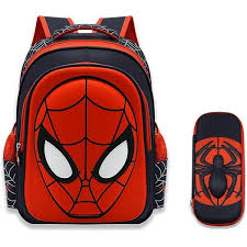 Spiderman - Mochila escolar escolar infantil
