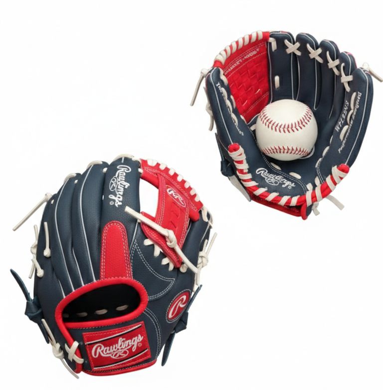 Guante Rawlings Baseball Juvenil Profesional – Guante Béisbol/Softball con Pelota Incluida Alta Comodidad y Control