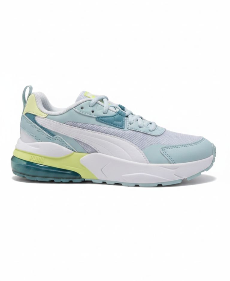Puma Vis2k Jr Blanco/Azul Pastel – Tallas 34, 35 y 36
