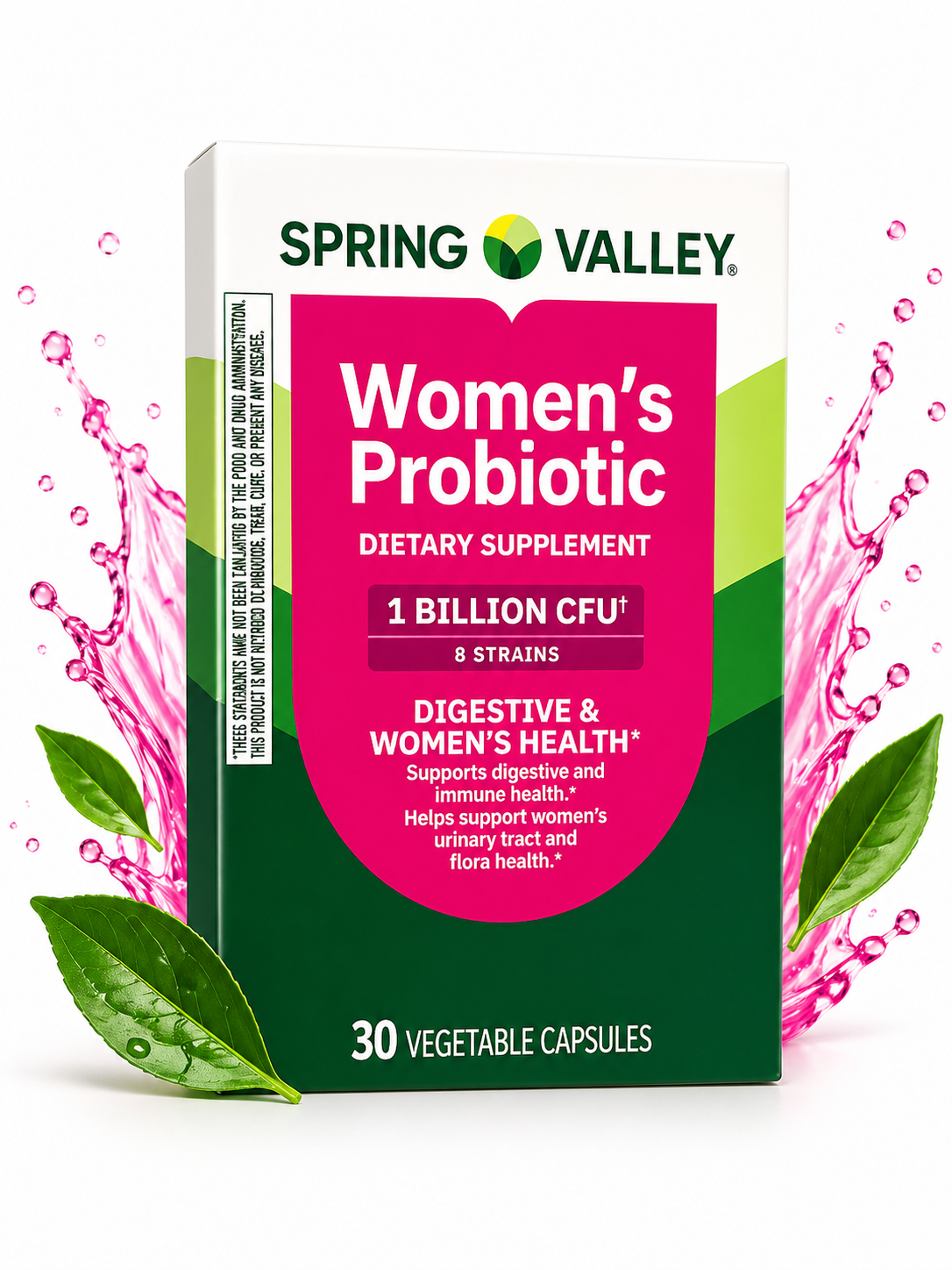 Spring Valley - Women's Probiotic - 1 Billion CFU, 30 cápsulas vegetales