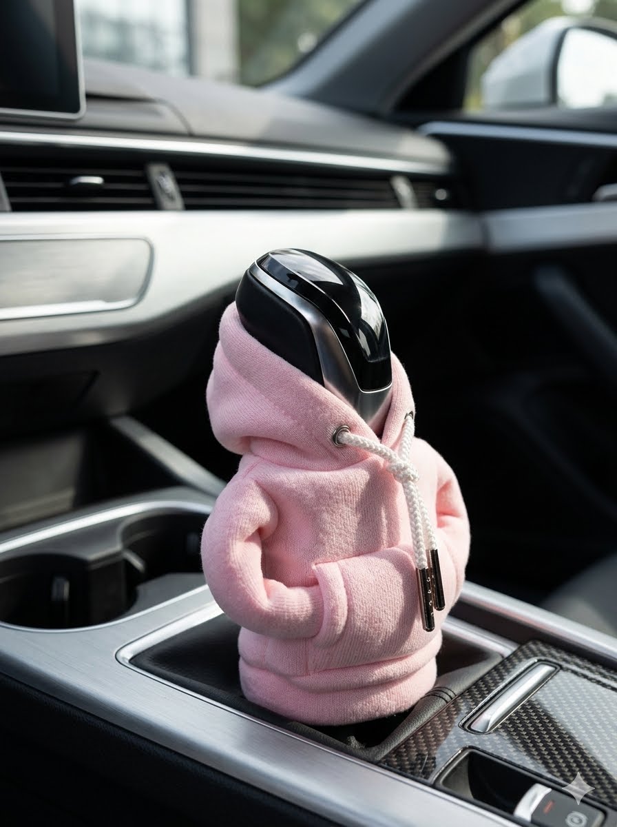 SLLAK forro para palanca de cambios auto de mujer - Rosa