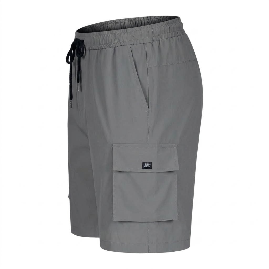 KAIXIN HAOSI - Bermudas para caballero - Gris