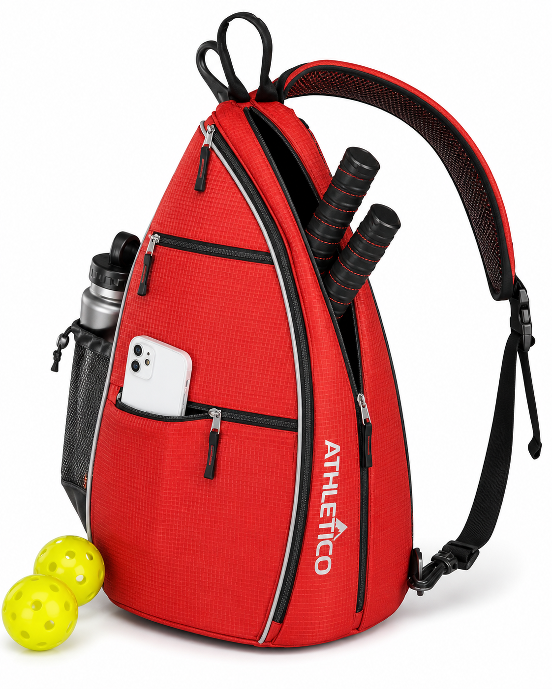 Bolsa de hombro atlética - Mochila cruzada para Pickleball