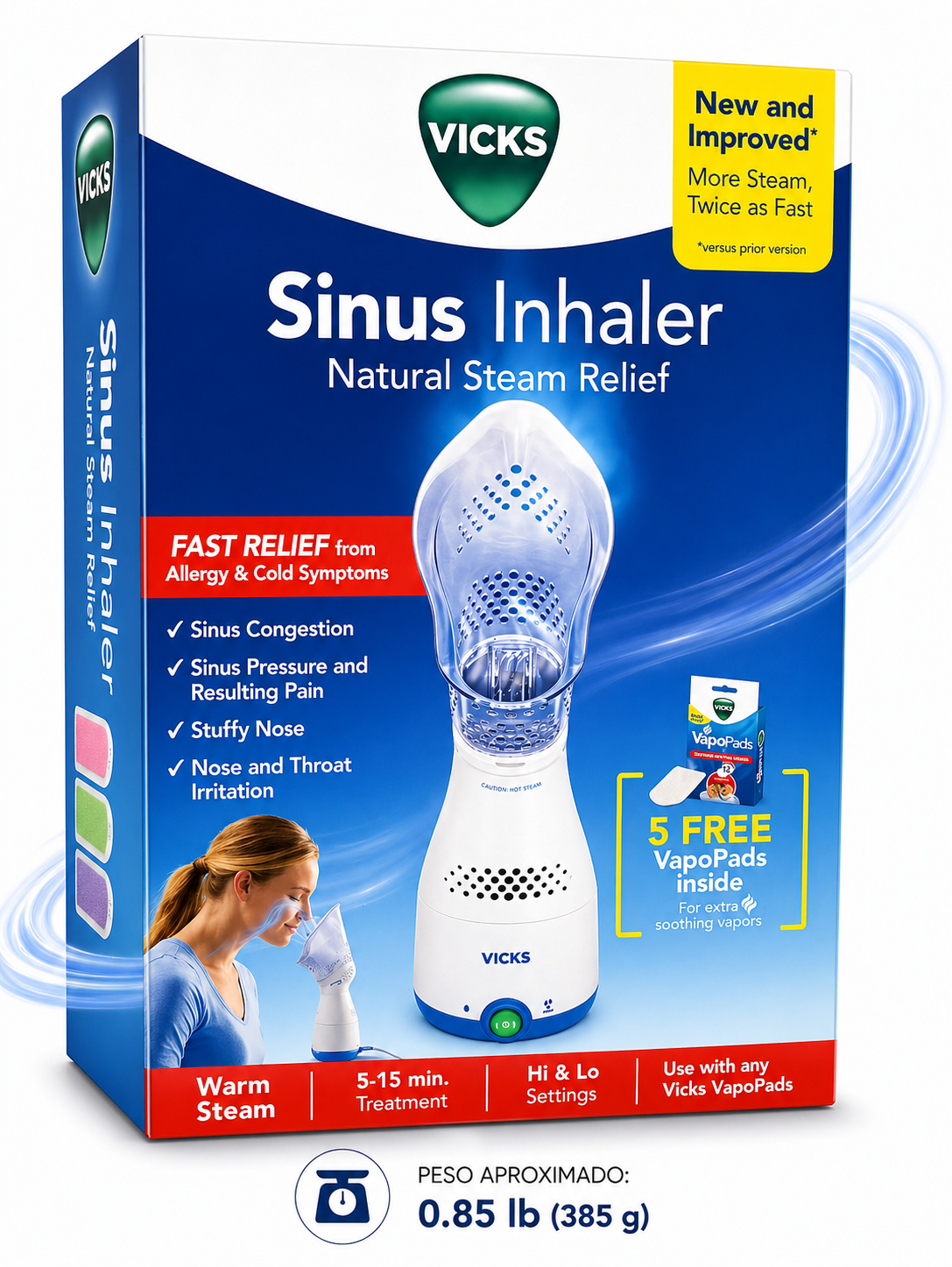 VICKS Sinus Inhaler – Natural Steam Relief