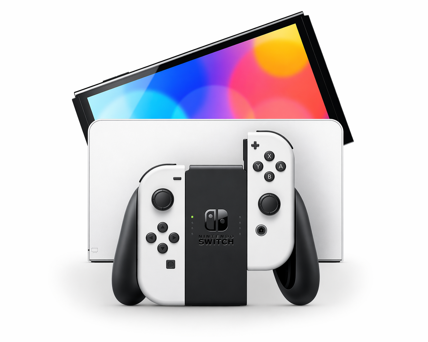 Nintendo Switch OLED White – Consola Híbrida de Alto Rendimiento
