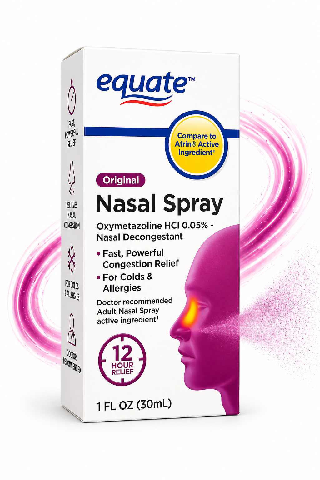 Equate Nasal Spray Original – Descongestionante Nasal