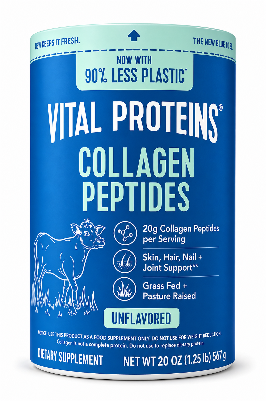 Vital Proteins - Collagen Peptides - Unflavored 20 oz