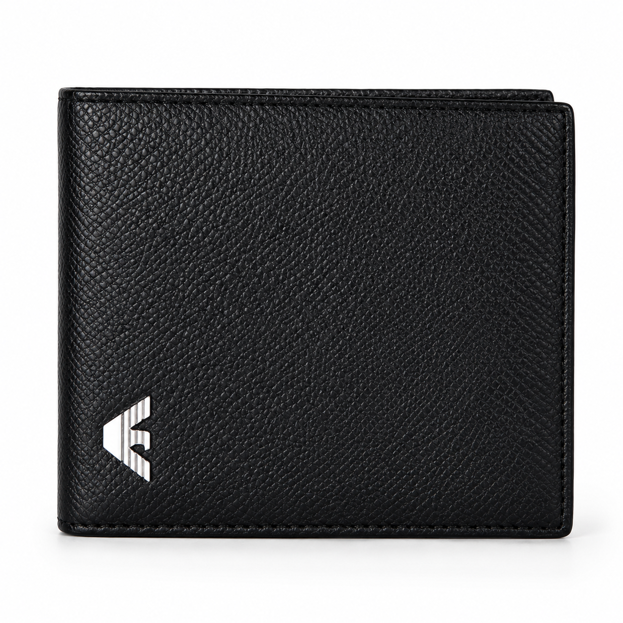 Billetera bifold de cuero - Negra (🚚Proveedor local)