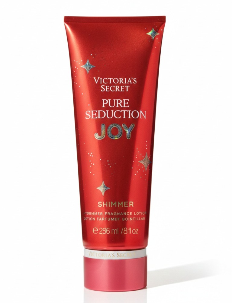Victoria’s Secret Pure Seduction Joy Shimmer Body Lotion 236ml Original — Loción Corporal Escarchada Hidratante