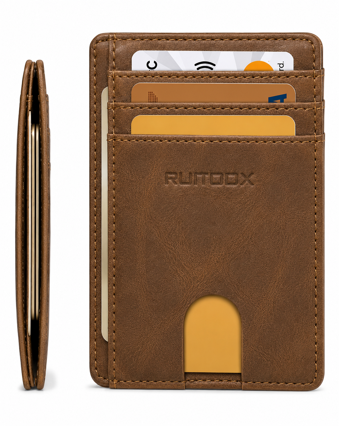 RUNBOX - Billetera delgada para hombre - Bloqueo RFID