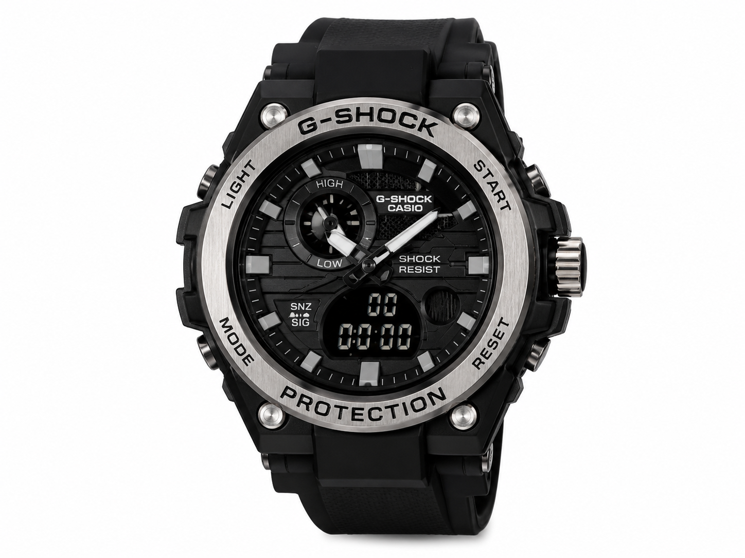 G-Shock - Reloj analógico digital - Negro/Plateado - (🚚Proveedor local)