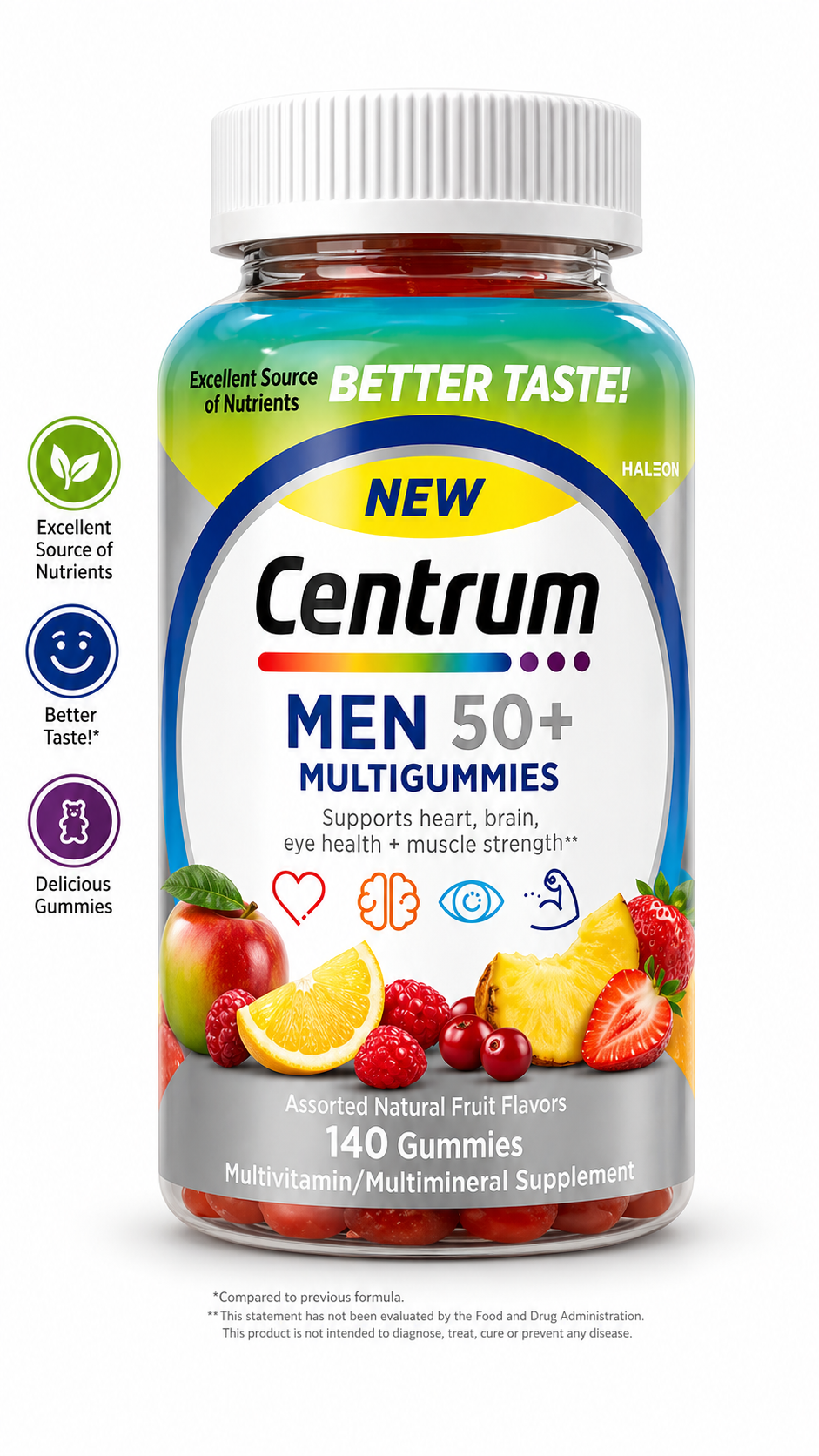 Centrum - Men 50+ MultiGummies - 140 gomitas