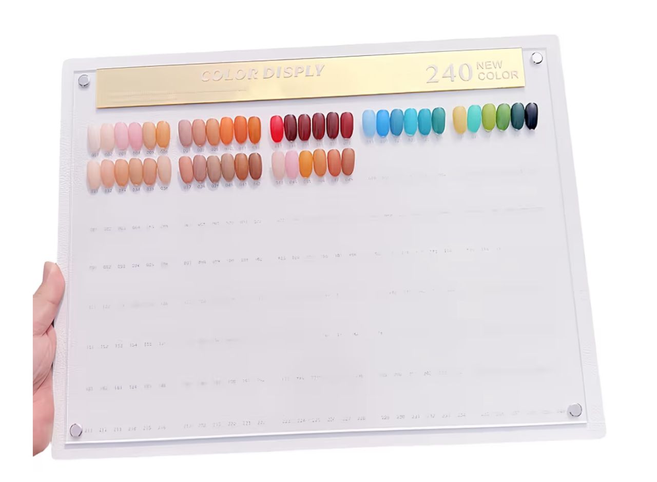 Muestrario de Colores para Uñas - 240 Colores