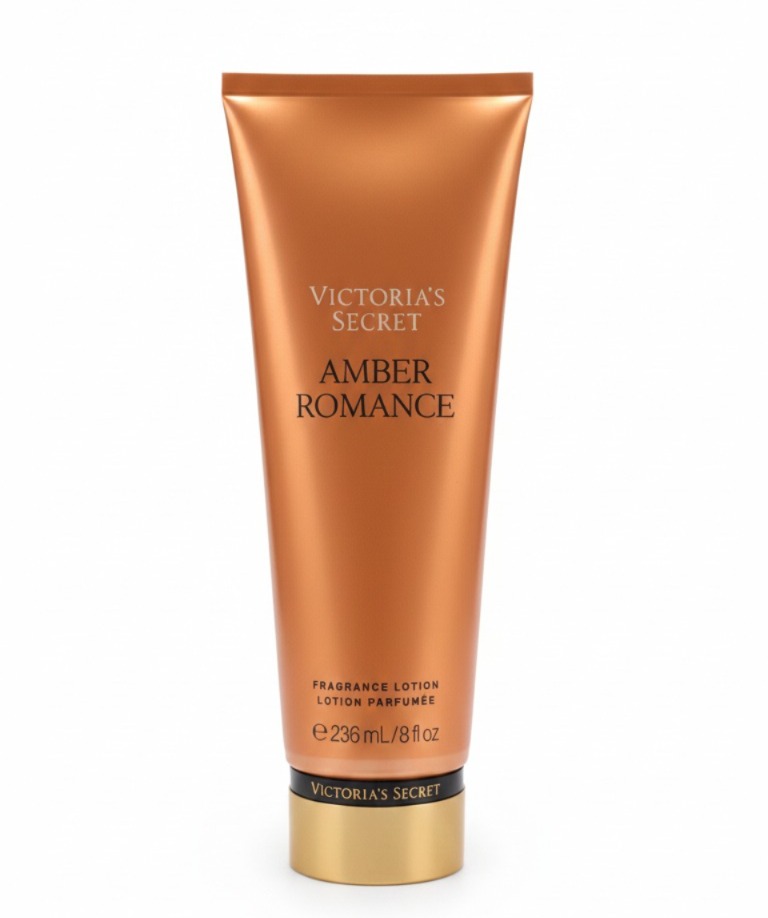 Victoria’s Secret Amber Romance Fragrance Lotion 236ml Original — Loción Corporal Hidratante Aroma Dulce y Ámbar