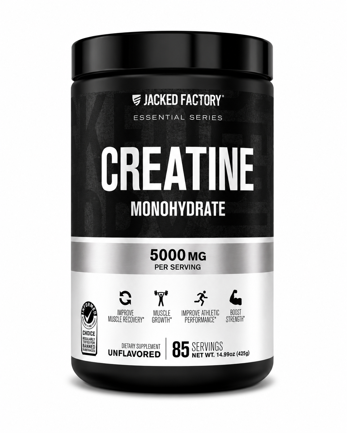 Jacked Factory - Creatine Monohydrate - Sin sabor 425 Gr