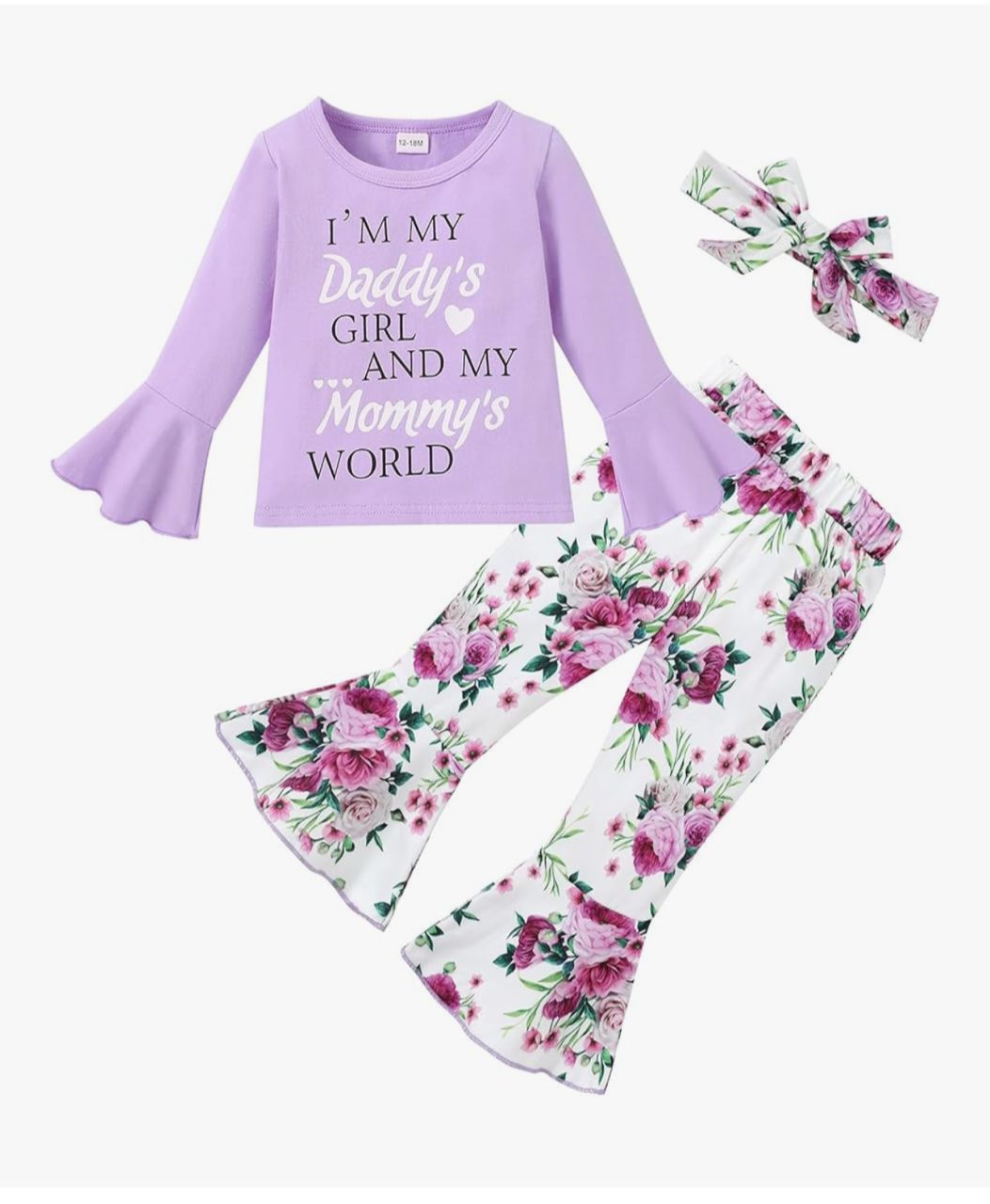 Conjunto Infantil 3 Piezas - Púrpura
