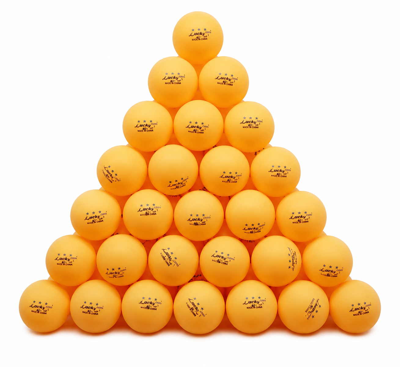 MAPOL - Paquete de 50 pelotas de ping pong  3 estrellas