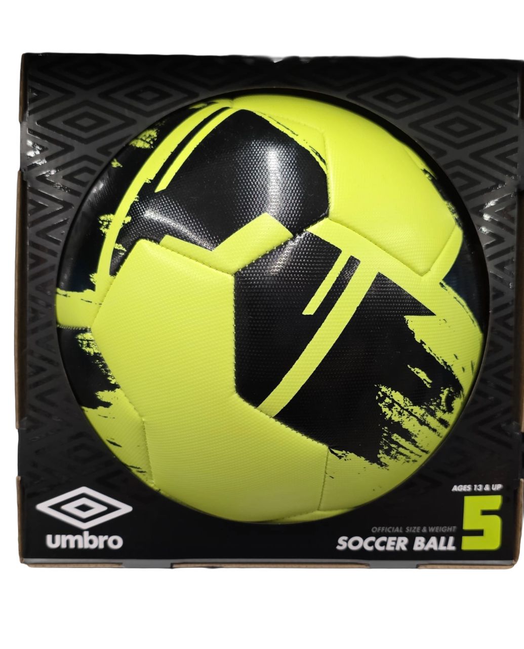 Balón de Fútbol Umbro Tamaño Oficial 5 – Pelota Soccer Recreativa Alta Resistencia Entrenamiento y Juego-verde