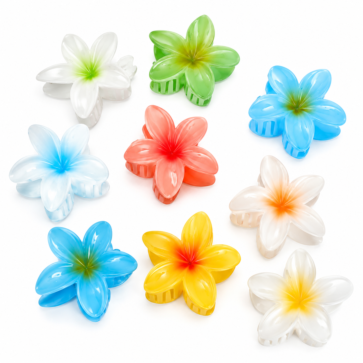 HOCHASOIN - 8 Pinzas para el Cabello con Flores