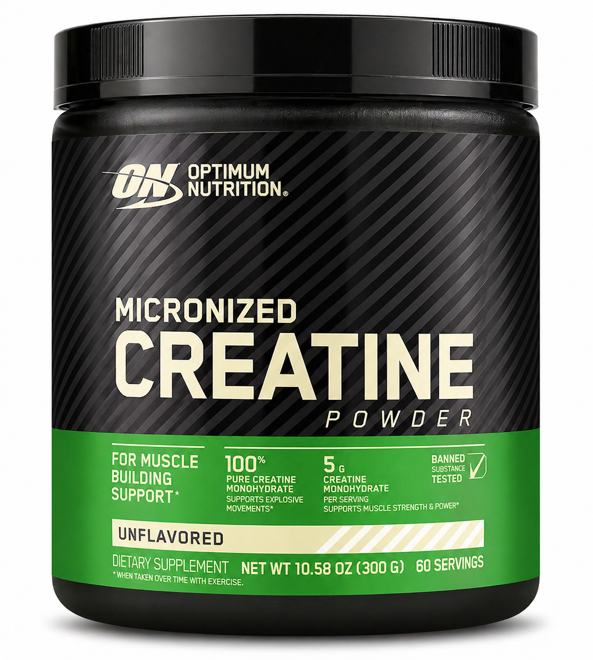 Optimum Nutrition - Micronized Creatine Powder - Unflavored 300 g