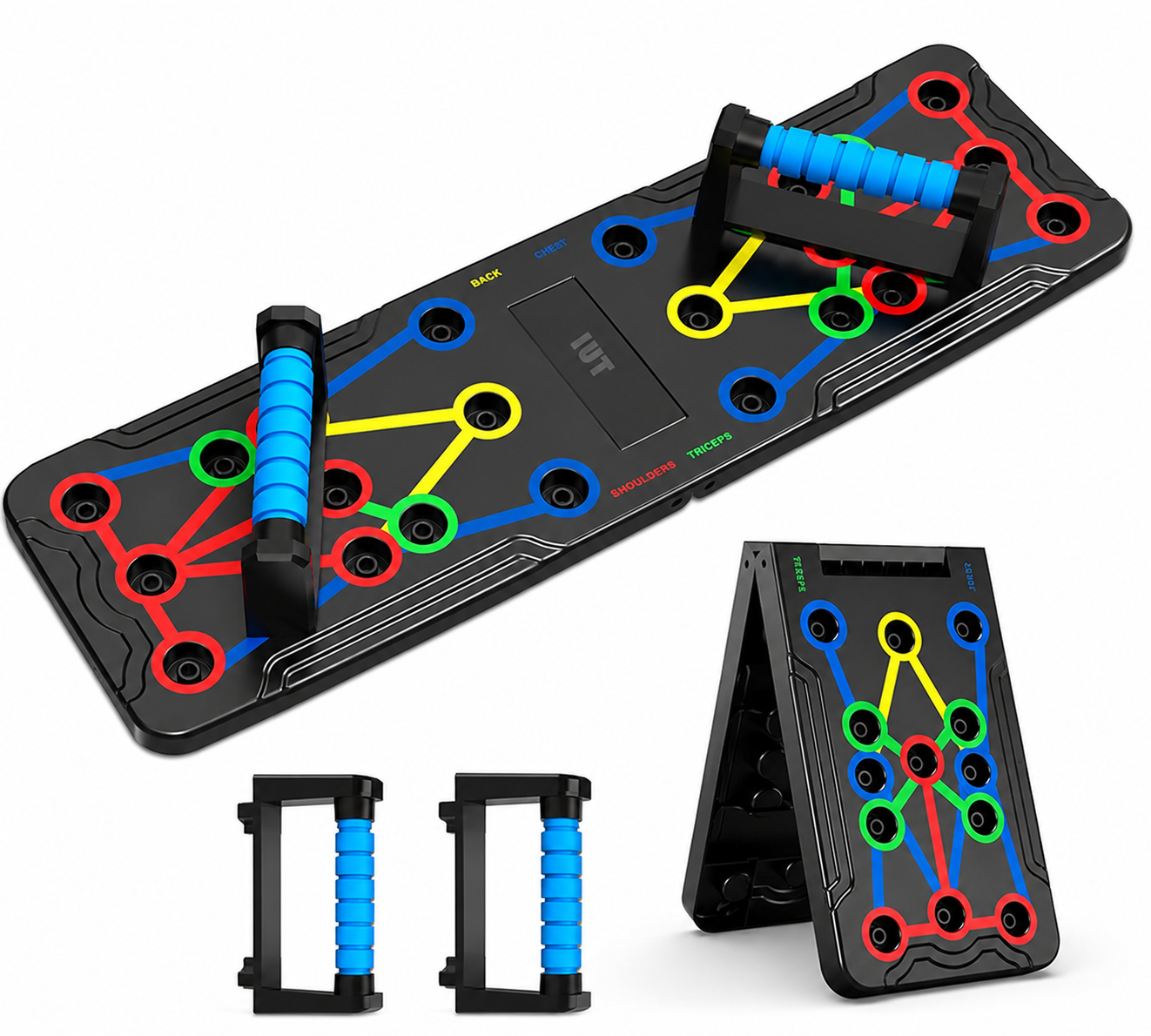 IUT - Tabla de flexiones de alta resistencia - 15 en 1 - Unisex