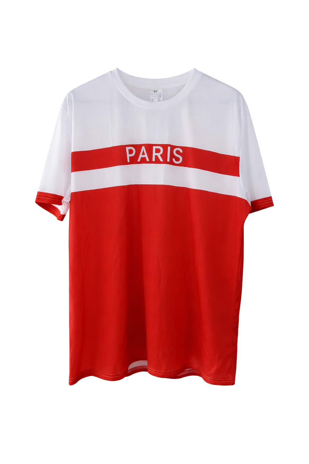 Camiseta Deportiva Casual PARIS Blanca y Roja para Caballero – Talla XXL 📍 Ubicación: Barquisimeto, Estado Lara 📦 Disponibilidad inmediata