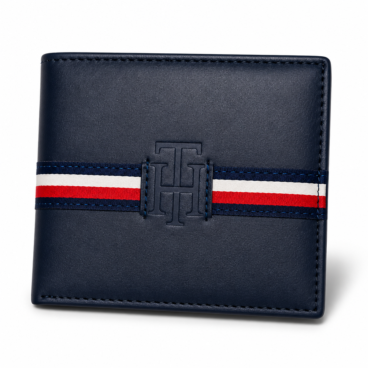 Billetera para Hombre - Azul Marino Tricolor - (🚚Proveedor local)