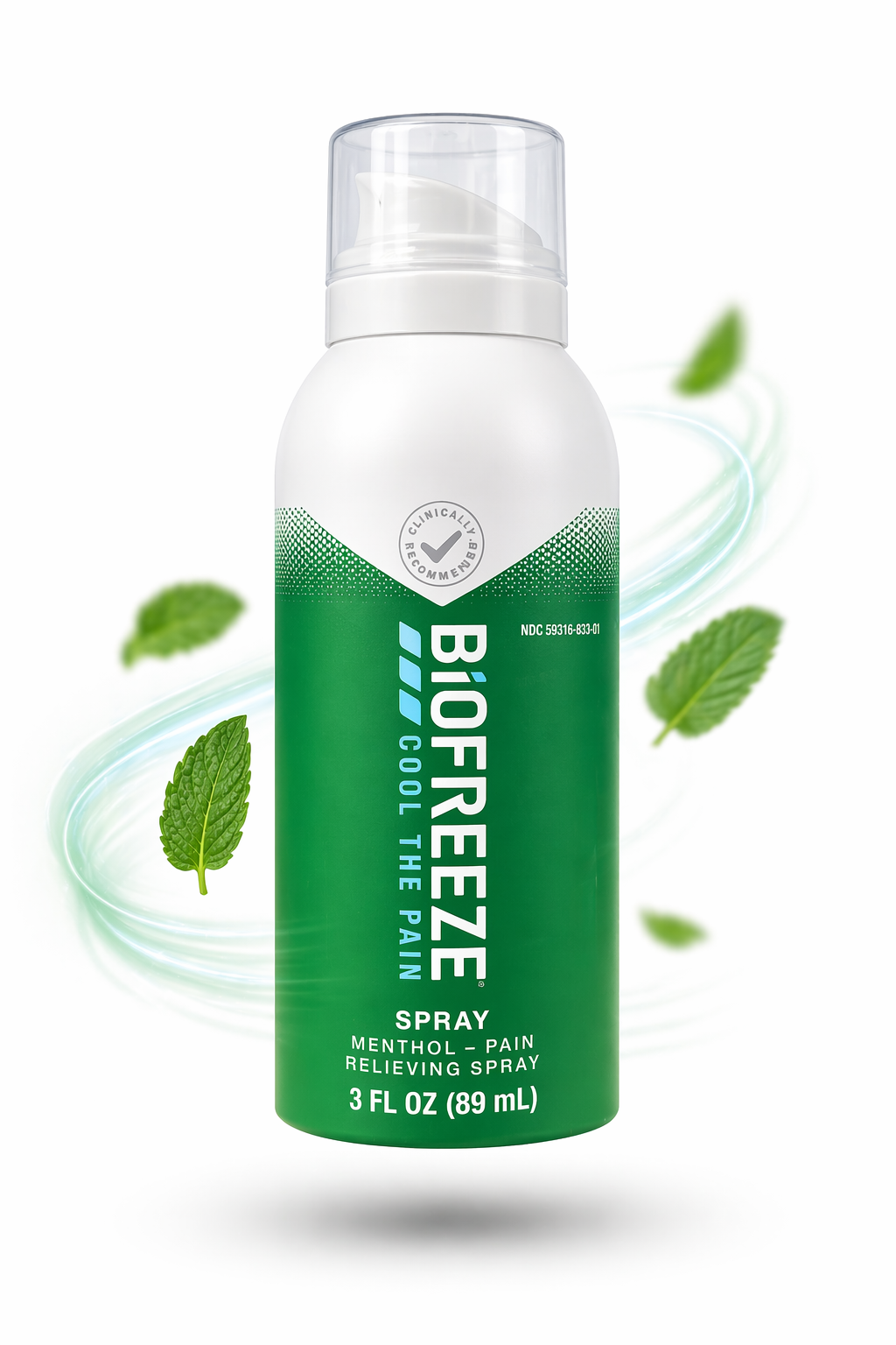 Biofreeze Cool the Pain Spray – Alivio de Dolor con Mentol 3 oz