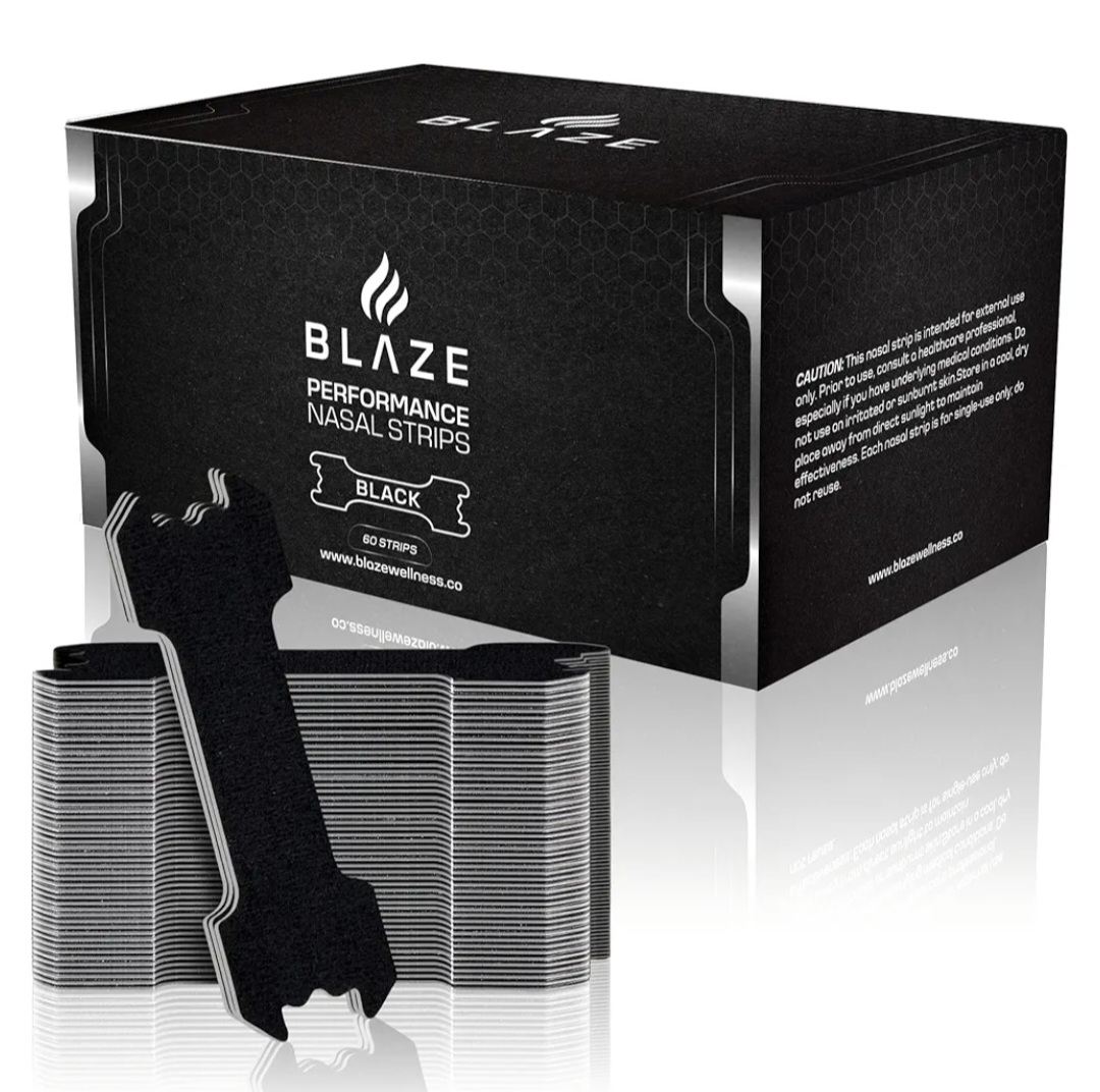 Blaze - Performance Nasal Strips - Black 60 tiras