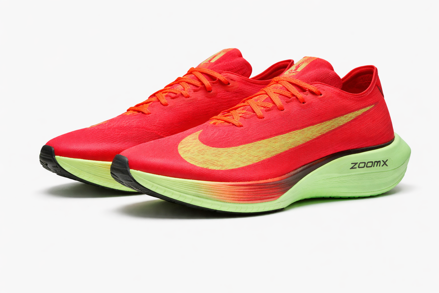 Nike ZoomX Vaporfly NEXT% 4 – Bright Crimson / Lime Blast talla 40