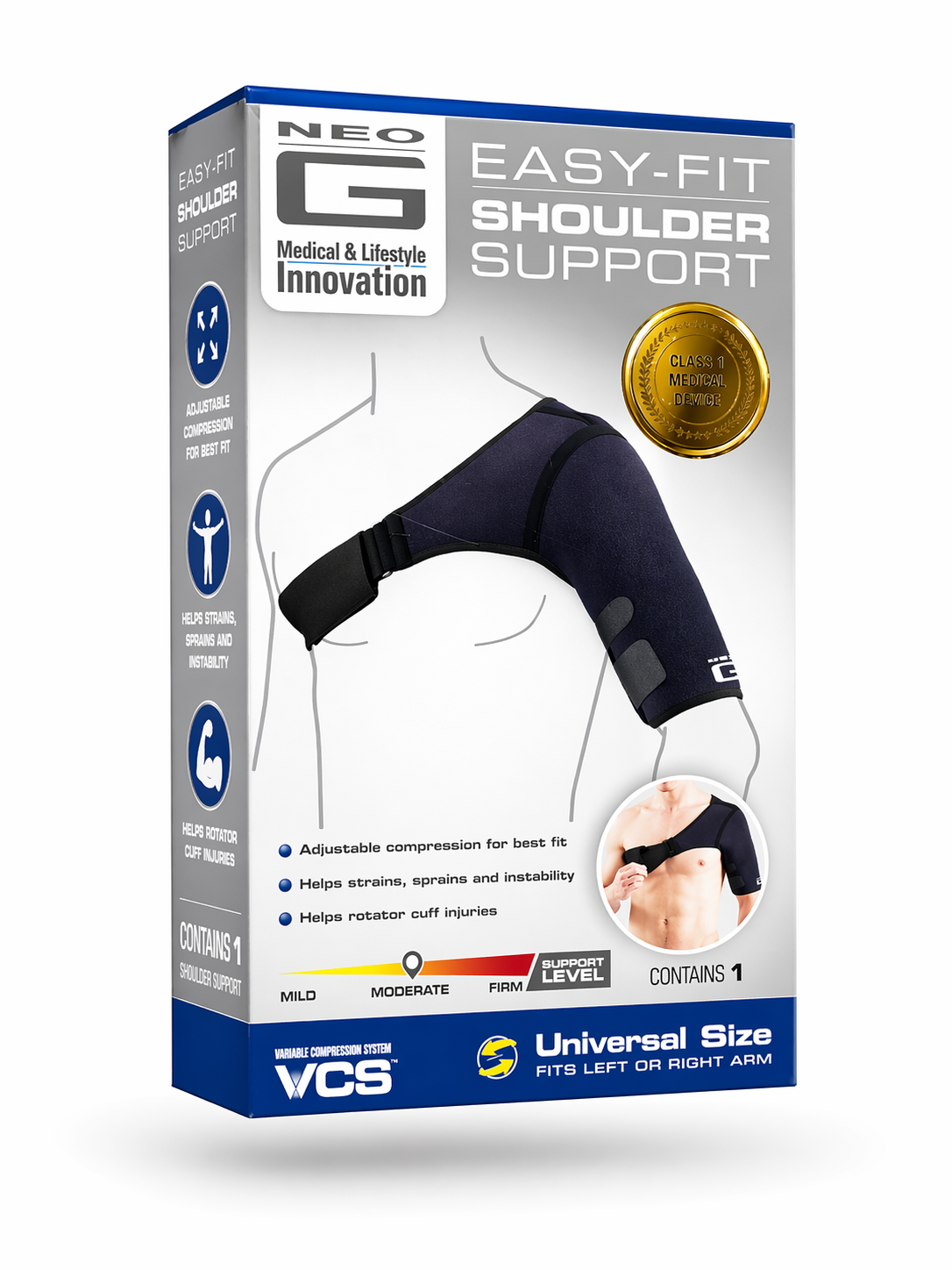NEO-G Easy-Fit Shoulder Support – Soporte de Hombro Ajustable