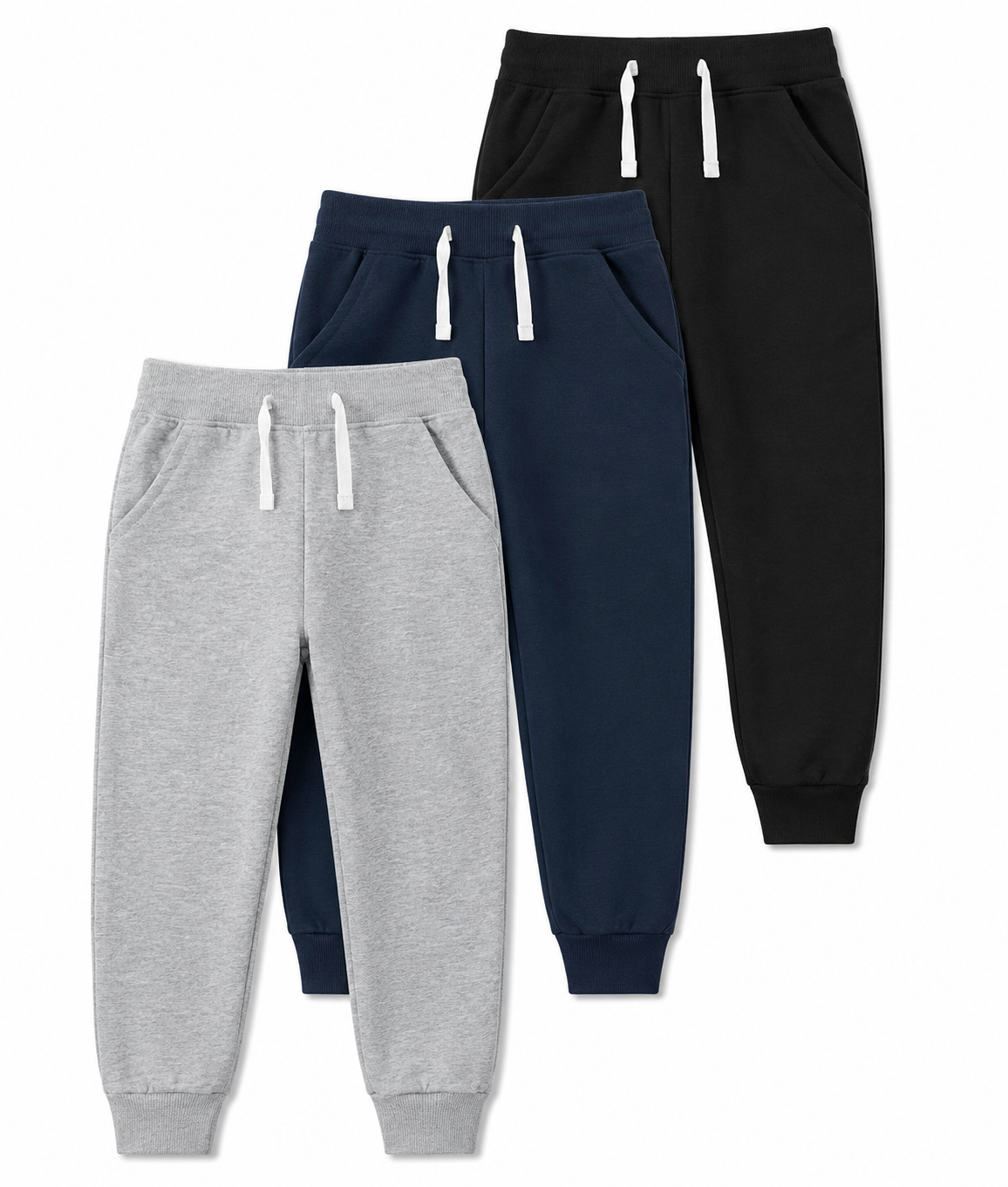 Vogrye - Pantalón Jogger Infantil - Pack 3 Colores