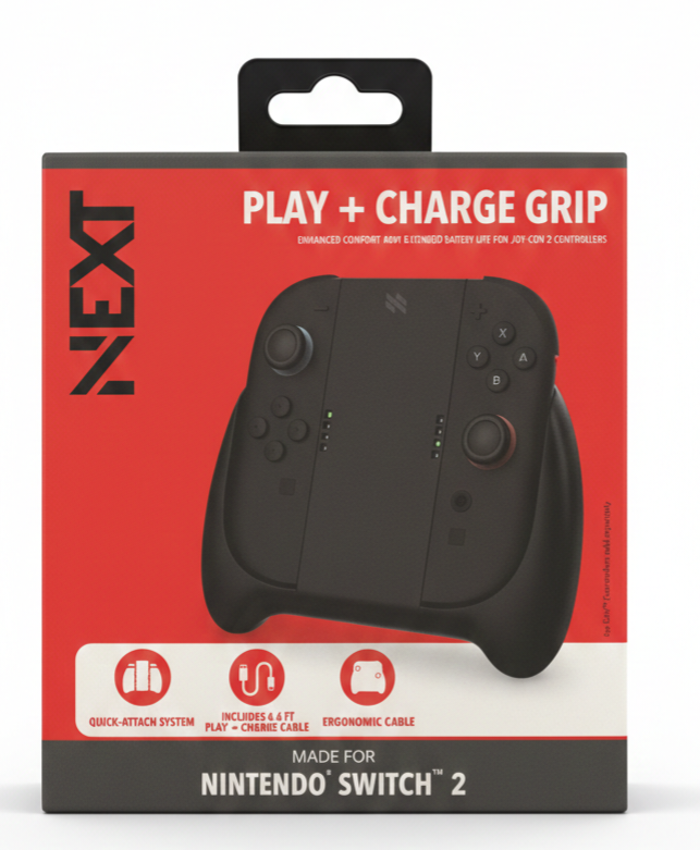 NEXT Play + Charge Grip para Nintendo Switch 2