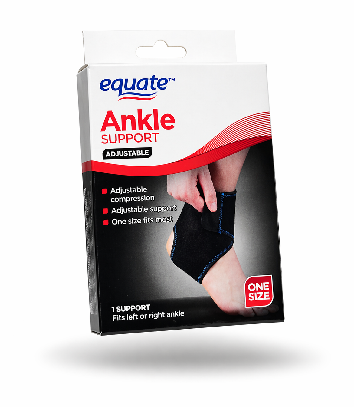 Equate Ankle Support Adjustable One Size – Soporte de Tobillo Ajustable