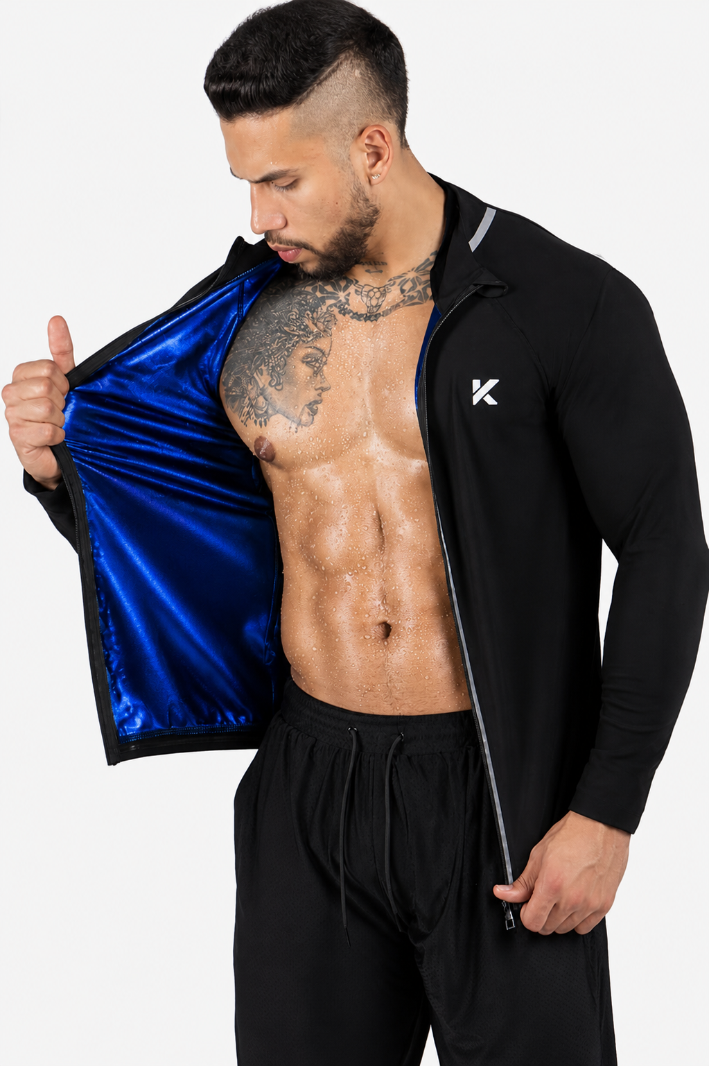 Kewlioo Traje de sauna profesional para Hombre