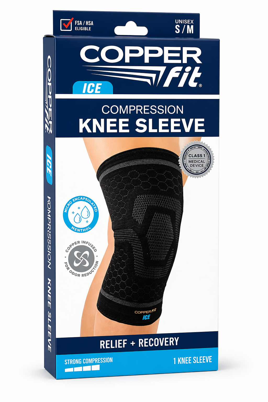 ICE - Compression Knee Sleeve - Relief + Recovery