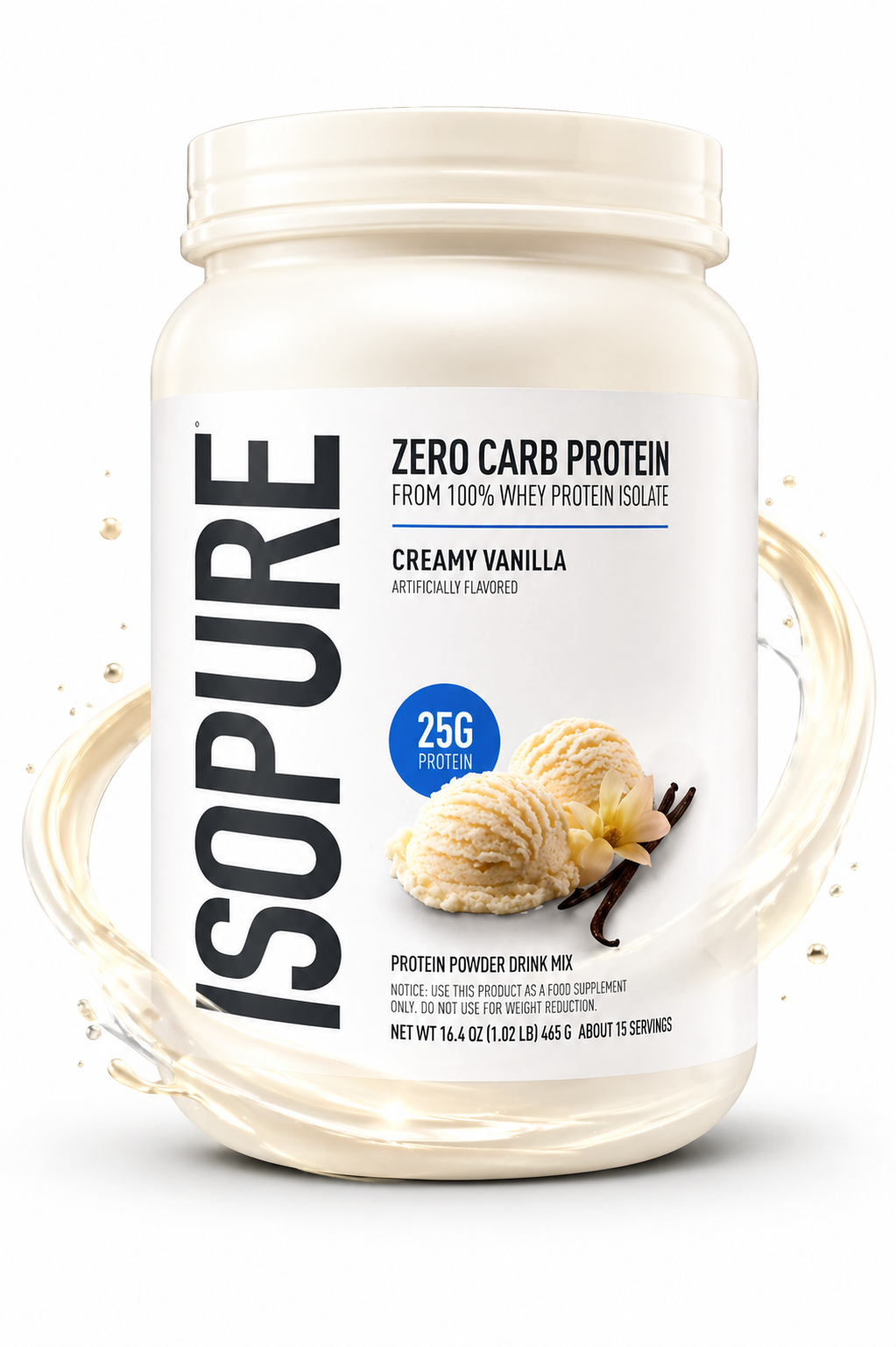 ISOPURE - Zero Carb Protein - Creamy Vanilla