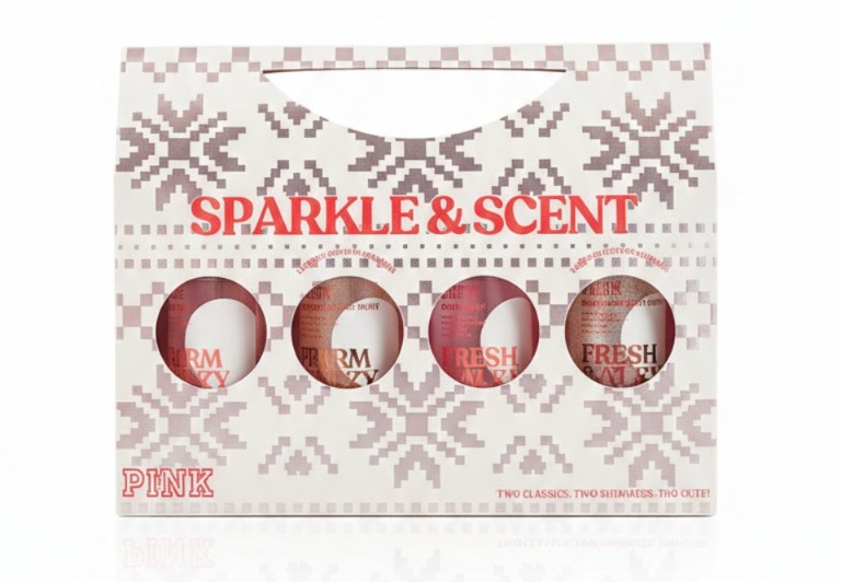 Victoria’s Secret PINK Sparkle & Scent Mini Gift Set Mujer Original — Set Fragancias Mini Premium