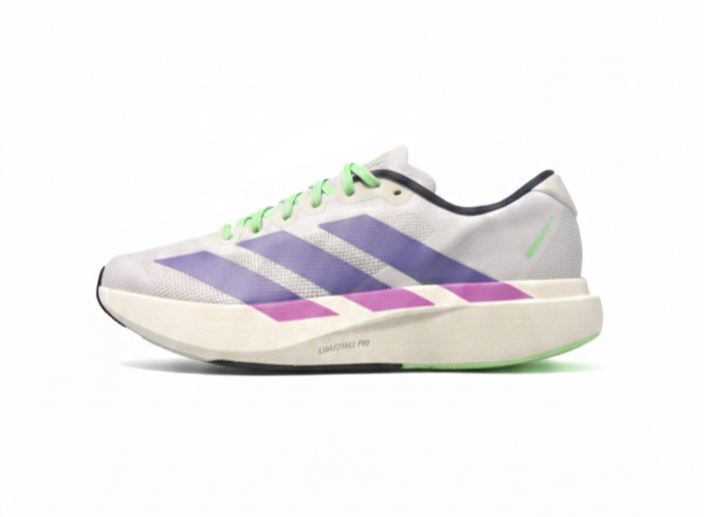 Adidas Adizero Evo SL M White Purple Green — Tallas 40,41,42,43,45