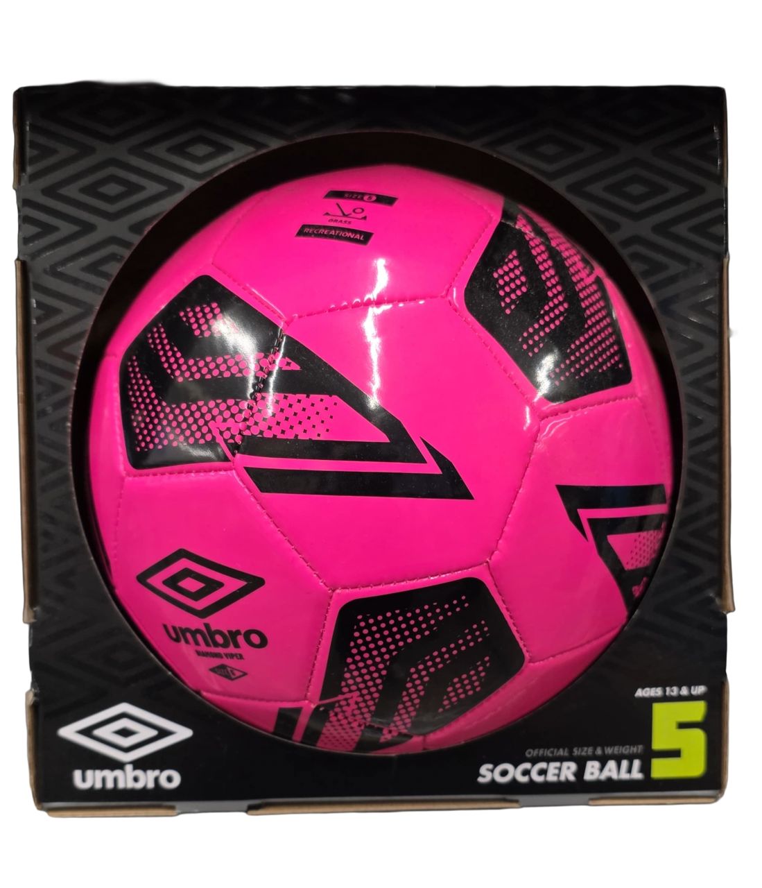 Balón de Fútbol Umbro Tamaño Oficial 5 – Pelota Soccer Recreativa Alta Resistencia Entrenamiento y Juego