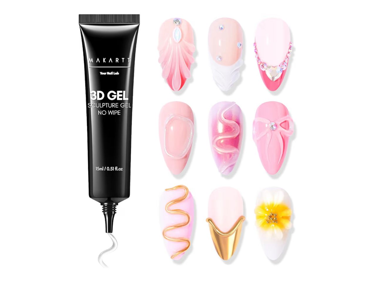 Makartt - Gel Escultural 3D No Wipe - 15 ml